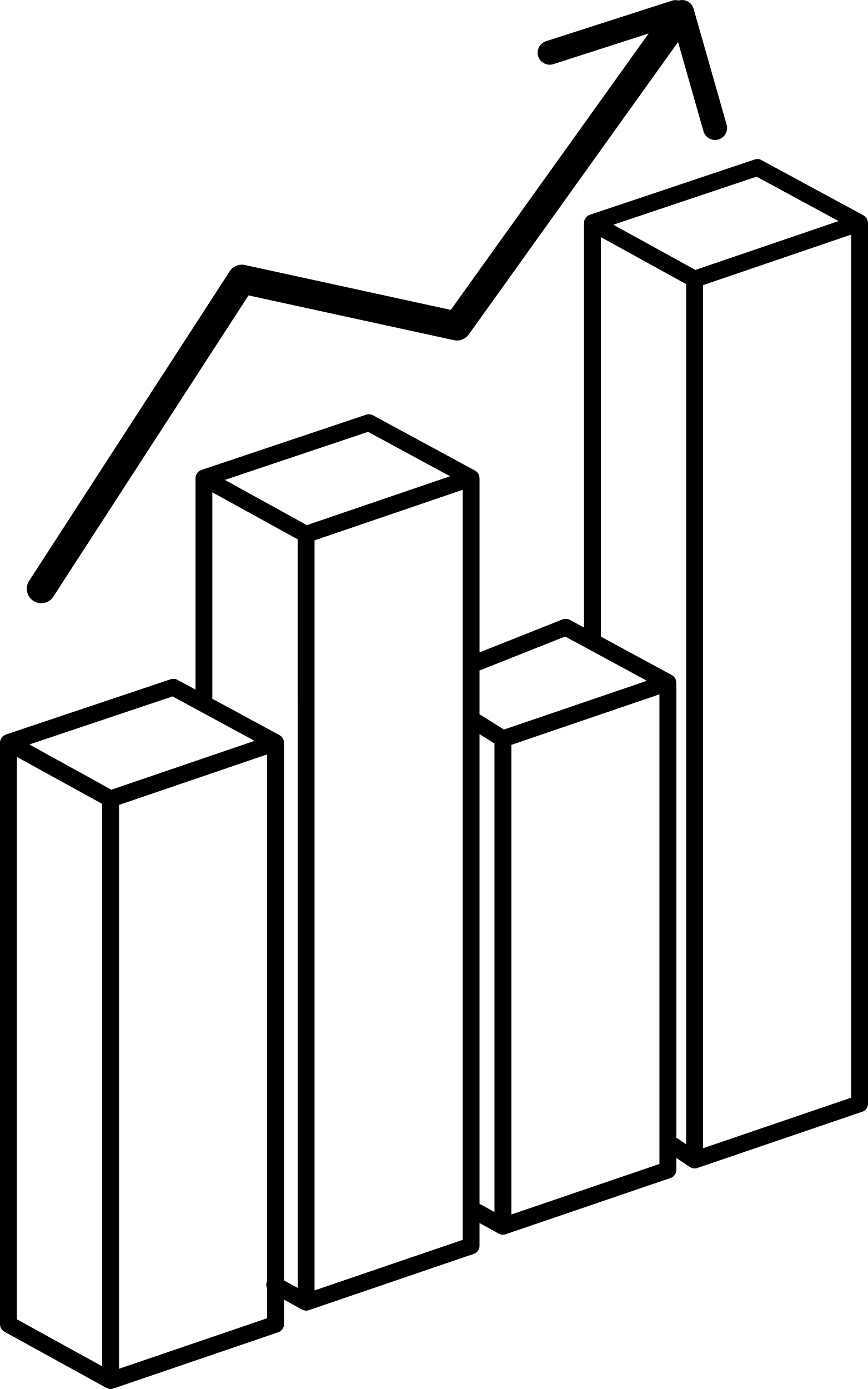3D Data Analytics Bars Graphic Vinyl Cutting Svg File Free Vectors
